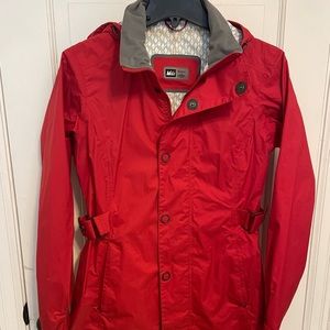 REI long women’s raincoat